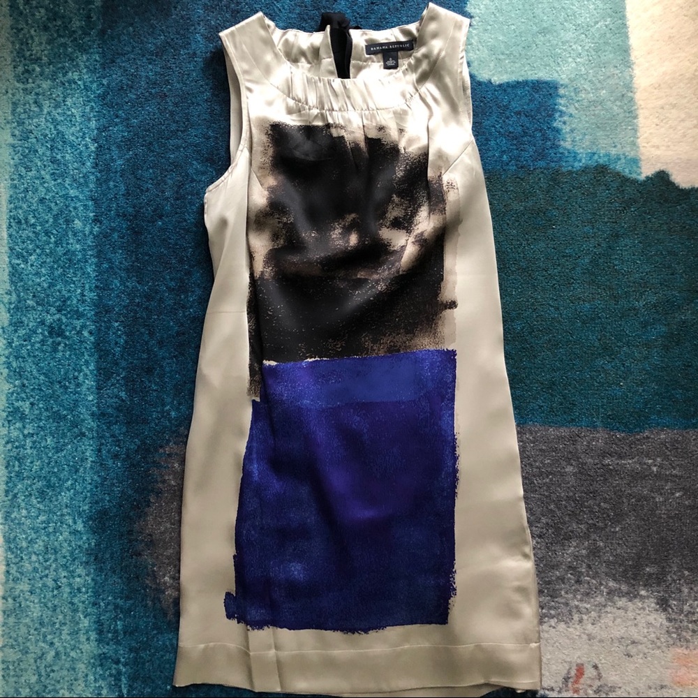 Banana Republic silk shift dress (0)